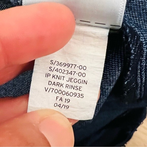 GAP Maternity Ankle Jeggings Dark Wash Sz 18/34R Stretchy Adjustable Side Panels - Picture 11 of 13